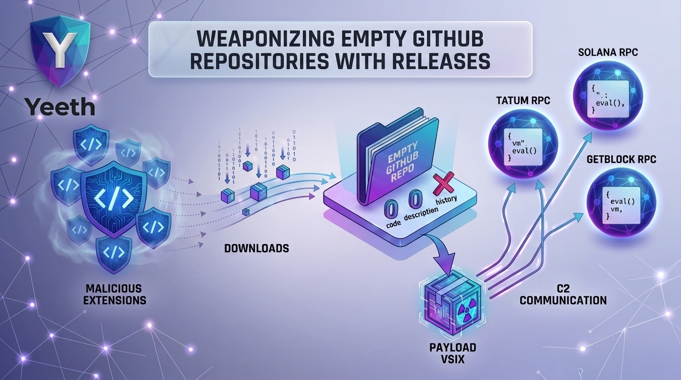 Weaponizing Empty Github Repositories with Releases